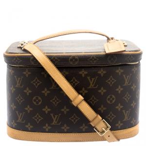 Pre Owned Louis Vuitton Monogram Canvas Nice Beauty Case