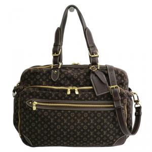 Pre Owned Louis Vuitton Ebene Monogram Mini Lin Sac A Langer Diaper Bag