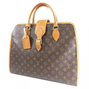 Pre Owned Louis Vuitton Monogram Canvas Rivoli Soft Briefcase