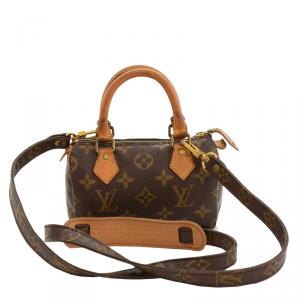 Pre Owned Louis Vuitton Monogram Canvas Mini HL Bag