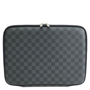 Pre Owned Louis Vuitton Damier Graphite Canvas Sleeve PM Laptop Bag