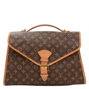 Pre Owned Louis Vuitton Monogram Canvas Beverly Briefcase MM