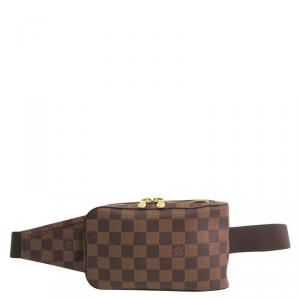 Pre Owned Louis Vuitton Damier Ebene Canvas Geronimos Bag