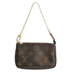 Pre Owned Louis Vuitton Monogram Canvas Mini Pochette Accessoires