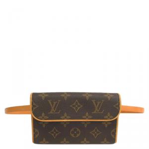 Pre Owned Louis Vuitton Monogram Canvas Pochette Florentine Bag