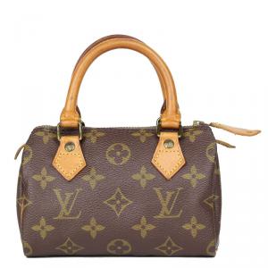 Pre Owned Louis Vuitton Monogram Canvas Mini HL Bag