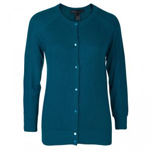 Pre Owned Marc by Marc Jacobs Teal Cardigan S