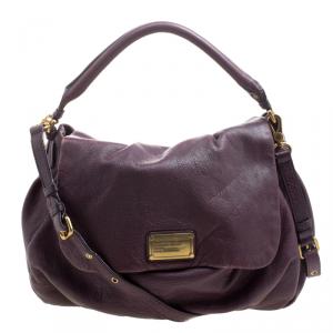 Pre Owned Marc by Marc Jacobs Old Burgundy Leather Classic Q Lil Ukita Crossbody Bag
