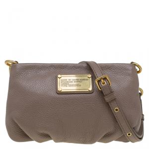 Pre Owned Marc by Marc Jacobs Brown Leather Classic Q Percy Crossbody
