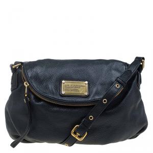 Pre Owned Marc by Marc Jacobs Black Leather Classic Q Natasha Crossbody Bag