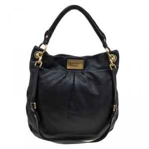 Pre Owned Marc by Marc Jacobs Black Leather Marchive Hilli Hobo