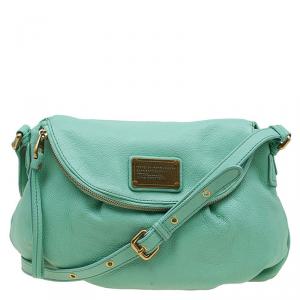 Pre Owned Marc by Marc Jacobs Spring Green Leather Classic Q Natasha Crossbody Bag