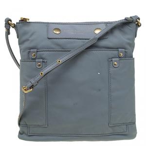 Pre Owned Marc by Marc Jacobs Grey Nylon Preppy Sia Crossbody Bag