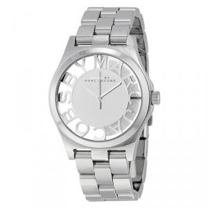 Pre Owned Marc by Marc Jacobs Silver Stainless Steel MBM3205 Women's Wristwatch 40MM