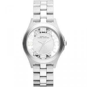 Pre Owned Marc by Marc Jacobs Silver Stainless Steel MBM3291 Women's Wristwatch 32MM