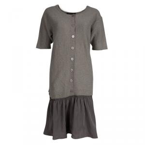 Marc Jacobs Grey Short Sleeve Sweater Dress M