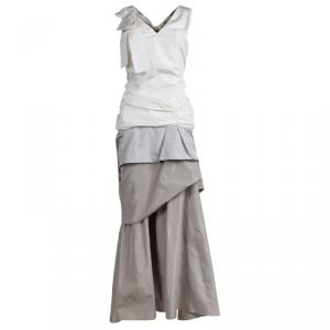 Marc Jacobs Colorblock Tiered Sleeveless Runway Gown M