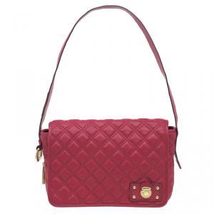 Marc Jacobs Red Quilted Leather Shoulder Bag