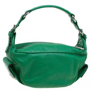 Marc Jacobs Green Leather Small Katie Shoulder Bag