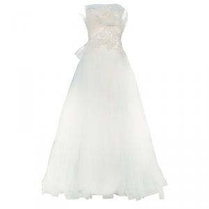 Marchesa Ruffle Embellished Wedding Dress XS