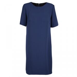 Marni Blue Short Sleeve Shift Dress M