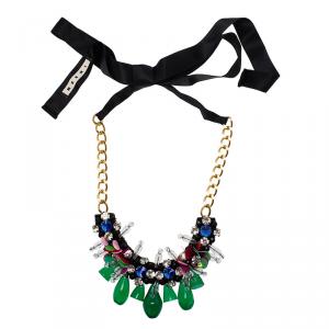 Marni Multicolored Beads and Crystals Necklace