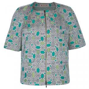 Pre Owned Marni Multicolor Print Jacket L