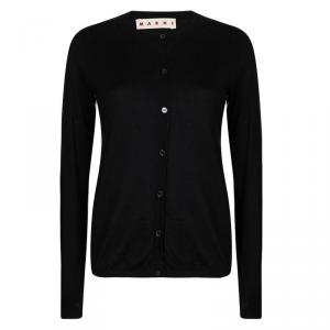 Marni Black Cashmere Long Sleeve Cardigan M