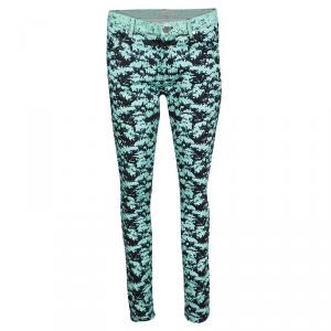 Mary Katrantzou Multicolor Floral Printed Slim Fit Jeans M