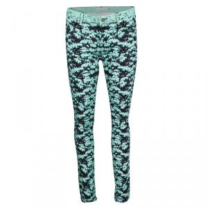Mary Katrantzou Multicolor Floral Printed Slim Fit Jeans S