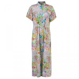Matthew Williamson Printed Button Down Shirt Dress M