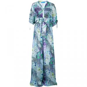 Matthew Williamson Multicolor Floral Print Jumpsuit M
