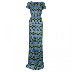 Matthew Williamson Abstract Printed Maxi Dress S