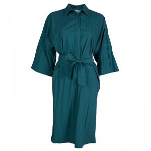 Max Mara Jade Green Shirt Dress M