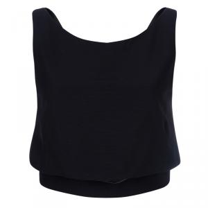 McQ by Alexander McQueen Black Crop Top S