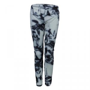 McQ by Alexander McQueen Grey Digital Print Leggings XL
