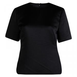 McQ by Alexander McQueen Black Short Sleeve Top S