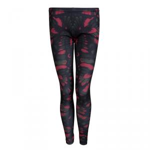 McQ by Alexander McQueen Green Printed Leggings S