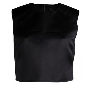 McQ By Alexander McQueen Black Sleeveless Crop Top M