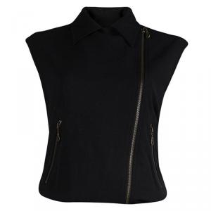 Pre Owned McQ By Alexander McQueen Black Sleeveless Jumpsuit S