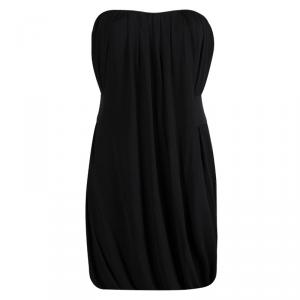 مملوكة مسبقًا McQ By Alexander McQueen Black Strapless Balloon Dress M