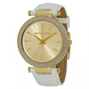 Michael Kors Champagne Gold-Plated Stainless Steel Darci MK2391 Women's Wristwatch 39MM
