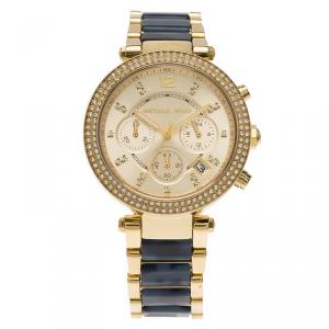 Michael Kors Champagne Gold-Plated Stainless Steel MK6238 Women's Wristwatch 39MM