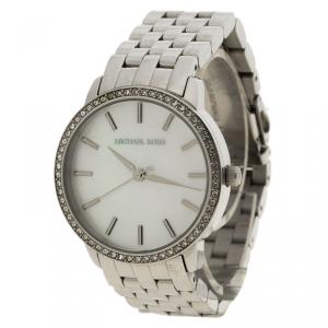 مملوكة مسبقًا Michael Kors Mother of Pearl Stainless Steel MK3118 Women's Wristwatch 35MM