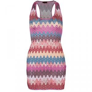 Pre Owned Missoni Mare Multicolor Wave Racerback Top S