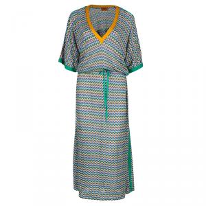 Pre Owned Missoni Mare Multicolor Knit Kaftan M