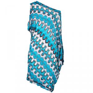 Pre Owned Missoni Mare Multicolor Knit Asymmetric Top S