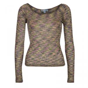 Pre Owned Missoni Multicolor Off-Shoulder Top S