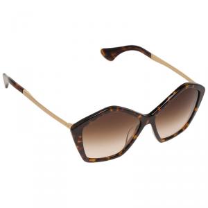 Miu Miu Tortoise Pentagon 2AU-6S1 Sunglasses 