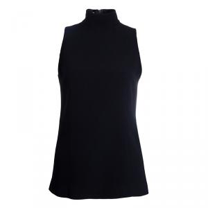 Miu Miu Black Sleeveless Turtleneck Top S
